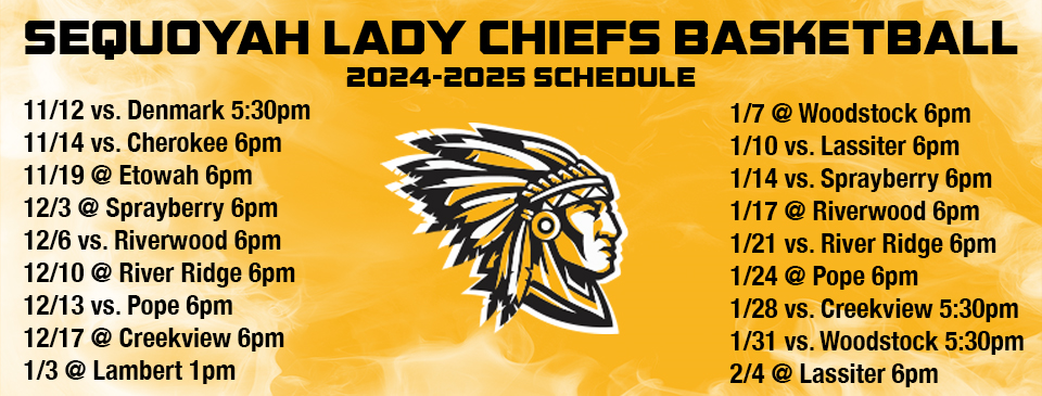 Lady Chiefs Game Schedule 2024-25